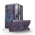 thumbnail image 1 of Dexnor for Samsung Galaxy S25 Ultra Case with Flip Camera Cover & Adjustable Kickstand &Built-in Screen Protector,Compatible with MagSafe Shockproof Bumper Heavy-Duty Magnetic Protective Cover,Purple, 1 of 8