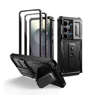 Dexnor for Samsung Galaxy S26 Ultra Case with Built-in Slide Camera Cover & Screen Protector & Kickstand, Shockproof Rugged Case Full-Body Bumper Protective Cover for Galaxy S26 Ultra 2026, Black