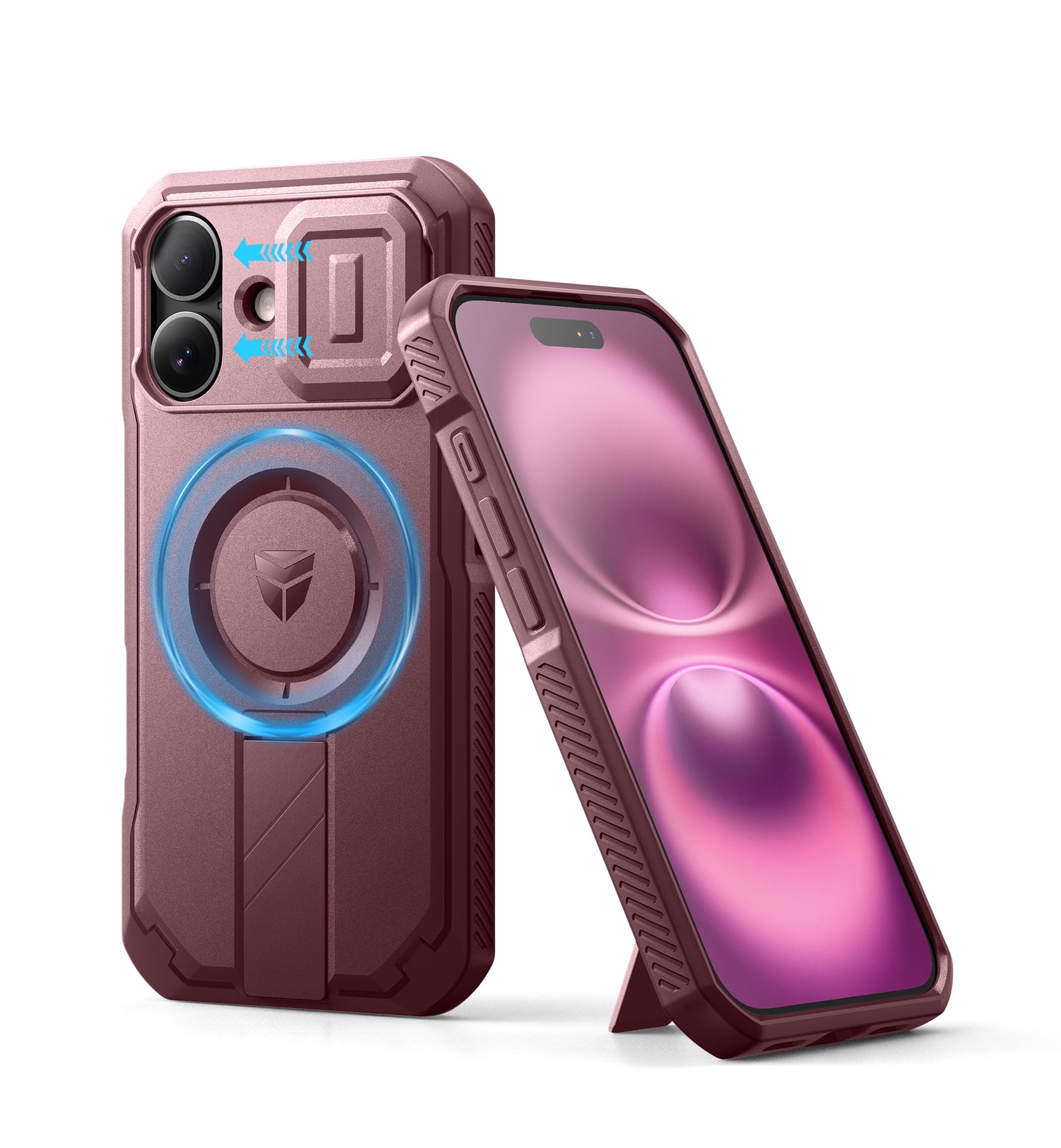 Dexnor Shielder Series for iPhone 16 Case with Slide Camera Cover ...