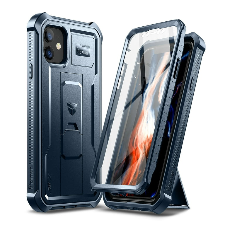 Dexnor iPhone 11 Case Kickstand, 360 Full-Body Protection