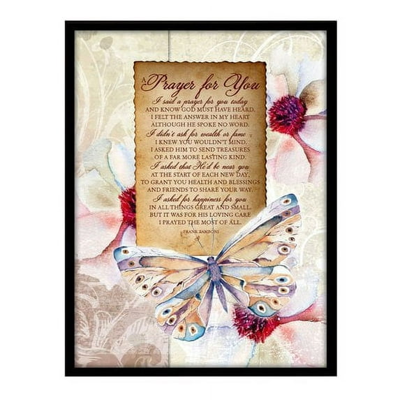 Dexsa ''A Prayer For You'' Textual Art Plaque