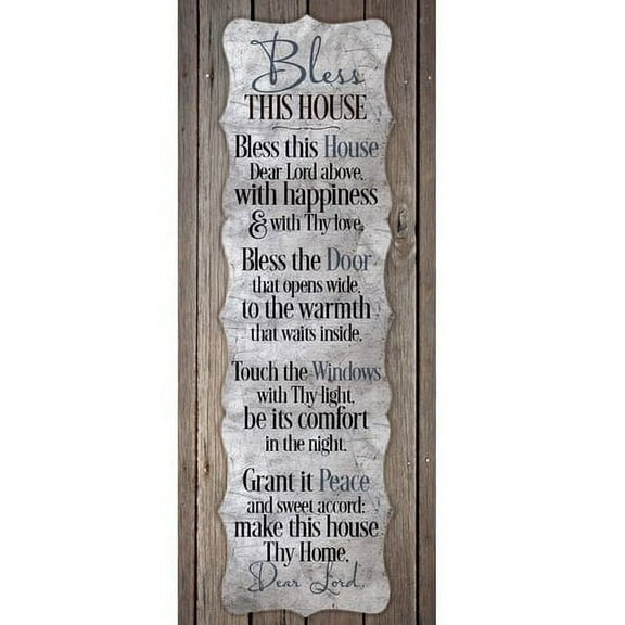 Dexsa Bless This House New Horizons Textual Art Wood Plaque