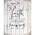 thumbnail image 1 of Dexsa Faith Is Knowing God Can Wood Wall Sign Plaque, 11.75 " x 15, 1 of 1
