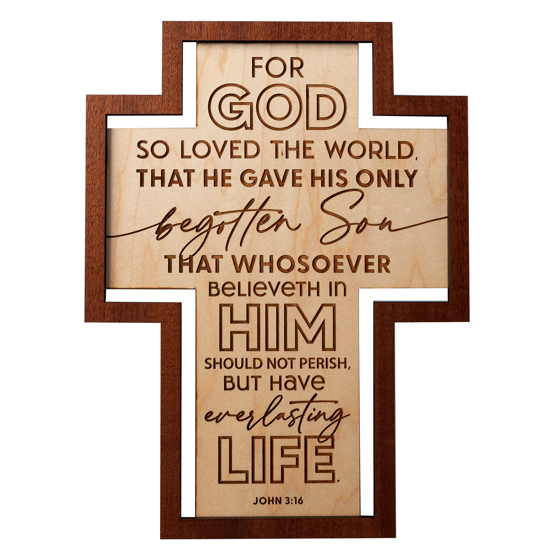 Dexsa Placca In Legno Con Cavalletto - With God All Things, Nuovi Orizzonti, 15,2 X 22,9 Cm, Made In USA