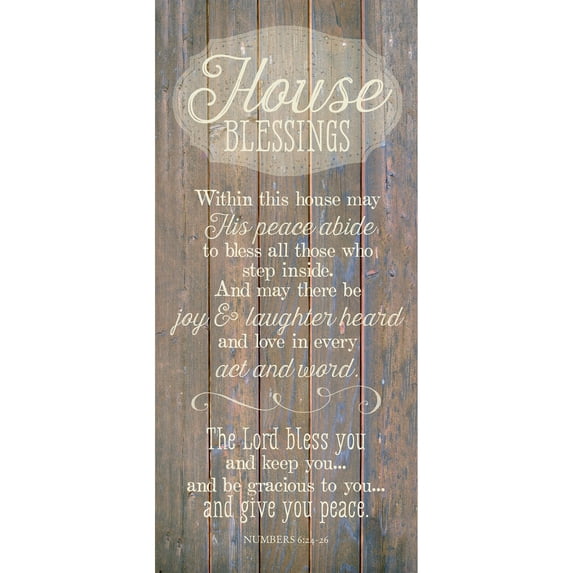 Dexsa House Blessing New Horizons Wood Plaque