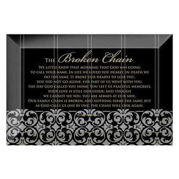 Dexsa Simple Expressions ''Broken Chain'' Textual Art Plaque