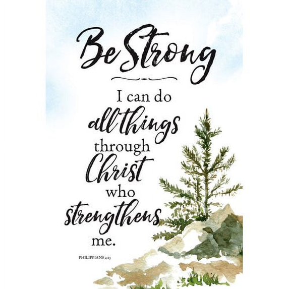 Dexsa Woodland Grace Be Strong-I Can Do Textual Art on Wood