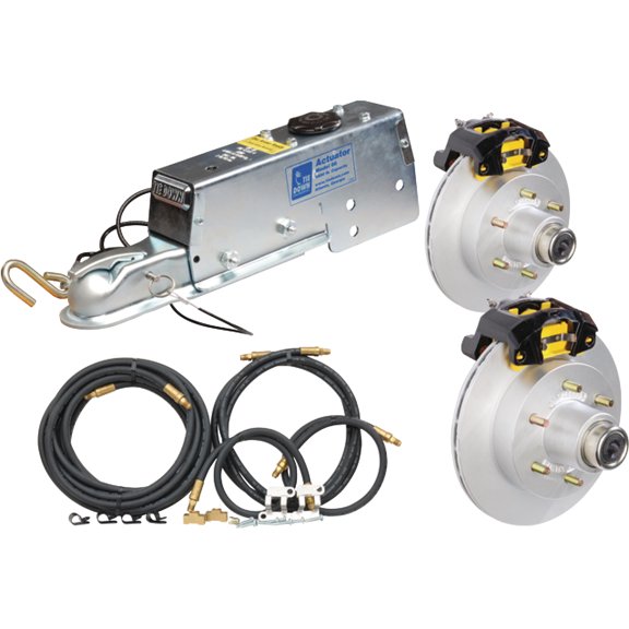 Dexter 82406 Eliminator Vented Rotor 12" Disc Brake Complete Kit with 8500 lb Actuator
