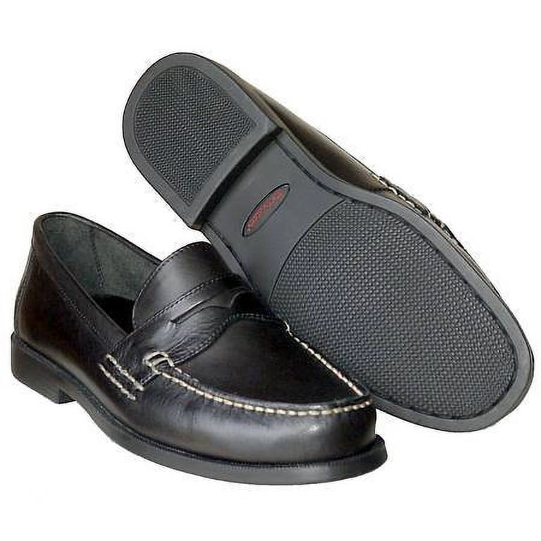 Dexter Alexander Mens Black Leather Loafers, Size 11 M with  display picture 3