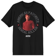 Dexter Americas Favorite Serial Killer Adult Black Crew Neck Short Sleeve T-shirt