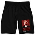 thumbnail image 1 of Dexter America's Favorite Serial Killer Men's Black Lounge Shorts-XL, 1 of 5