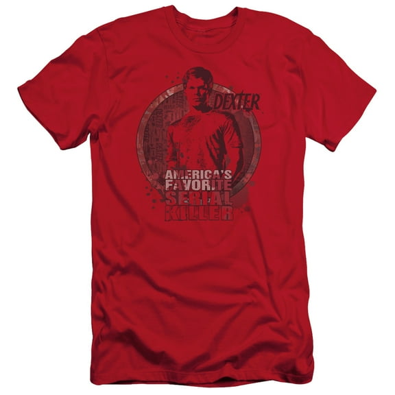 Dexter Americas Favorite Adult 30/1 T-Shirt Red