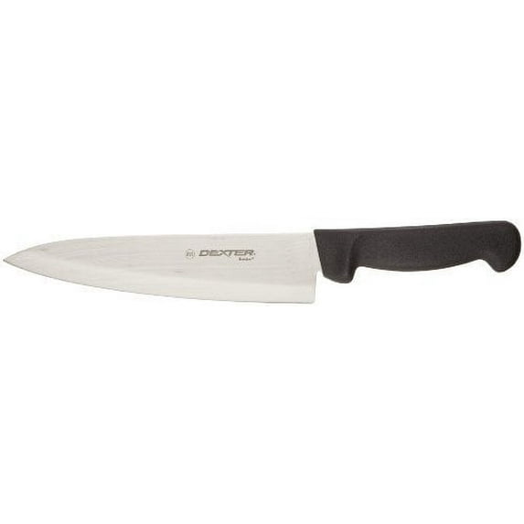 Dexter Basics Chef Knife, Black Handle, 8" - one knife.