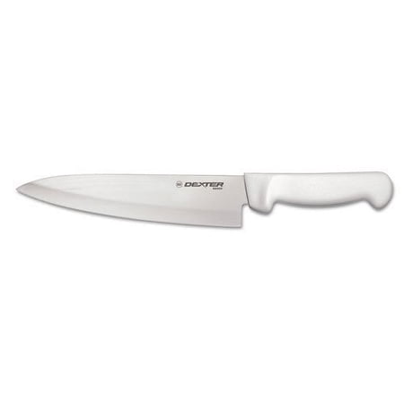 Dexter Basics Chef Knife, White Handle, 8" - one knife.