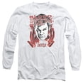 thumbnail image 1 of Dexter Blood Long Sleeve Adult 18/1 T-Shirt White, 1 of 1