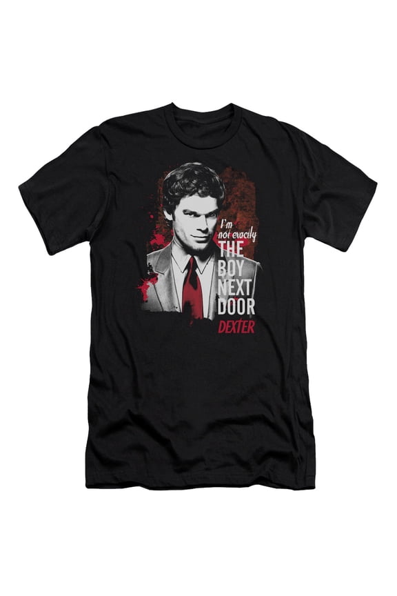 Dexter - Boy Next Door - Premium Slim Fit Short Sleeve Shirt - Medium