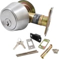 thumbnail image 1 of Dexter Commercial Hardware DB1000-DCT-626-KDC Grade1 Double Cylinder Deadbolt, Satin Chrome, 1 of 6