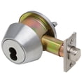 thumbnail image 1 of Dexter DB2000-DCT-626-SFIC Grade 2 Double Cylinder Deadbolt 2-3/8 or 2-3/4 Adjustable Backset SFIC Prep Less Core Satin Chrome Finish Non-Handed, 1 of 2