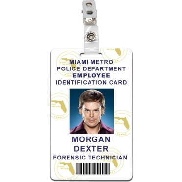 Dexter Morgan Costume Dexter Forensic ID Badge - PVC Movie
