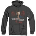 thumbnail image 1 of Dexter Good Bad Adult Heather Hoodie Sweatshirt Black, 1 of 1