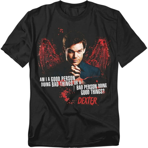 Dexter T-Shirt Good Bad Unisex Graphic Tee For Men & Women