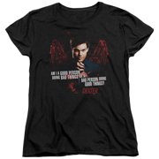 Dexter - Good Bad - Womens Short Sleeve Shirt - X-Large