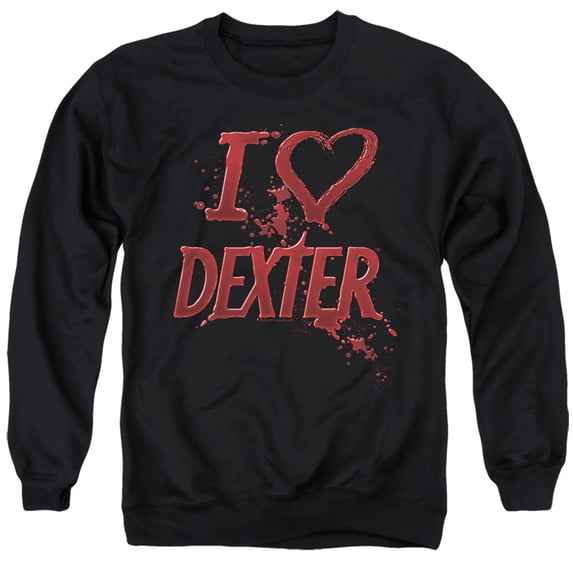 Dexter - I Heart Dexter - Crewneck Sweatshirt - XX-Large
