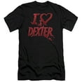 thumbnail image 1 of Dexter - I Heart Dexter - Premium Slim Fit Short Sleeve Shirt - Small, 1 of 2
