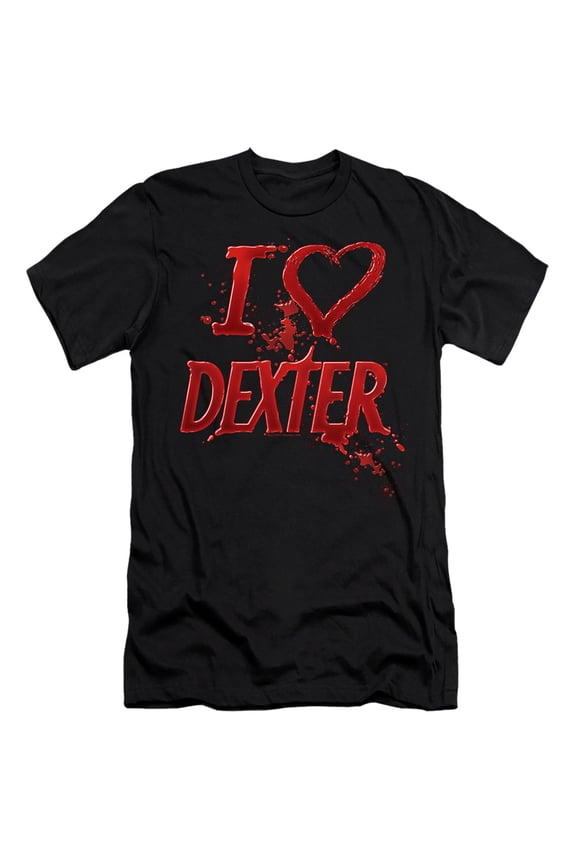 Dexter - I Heart Dexter - Slim Fit Short Sleeve Shirt - Large