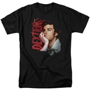 Dexter Mens Layered T-shirt Large Black