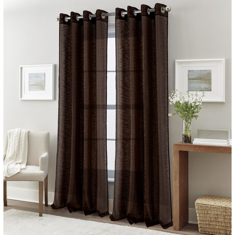 カーテン cocoa Amazon.com: Cocoa Brown 100% Blackout Linen Curtains 100 Inches
