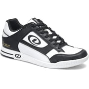 Dexter Mens Royal Bowling Shoes White/Black - Size 9.5 M Universal Slide Soles