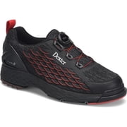 Dexter The C-9 Knit Boa Black/Red Mens Bowling Shoes - 10