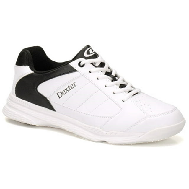 Dexter Mens Ricky IV WIDE Bowling Shoes- White/Black 11 1/2 E US