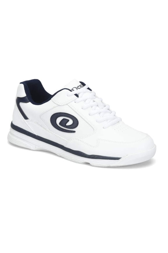 Mens Ricky V White Blue Wide Bowling Shoes - 11