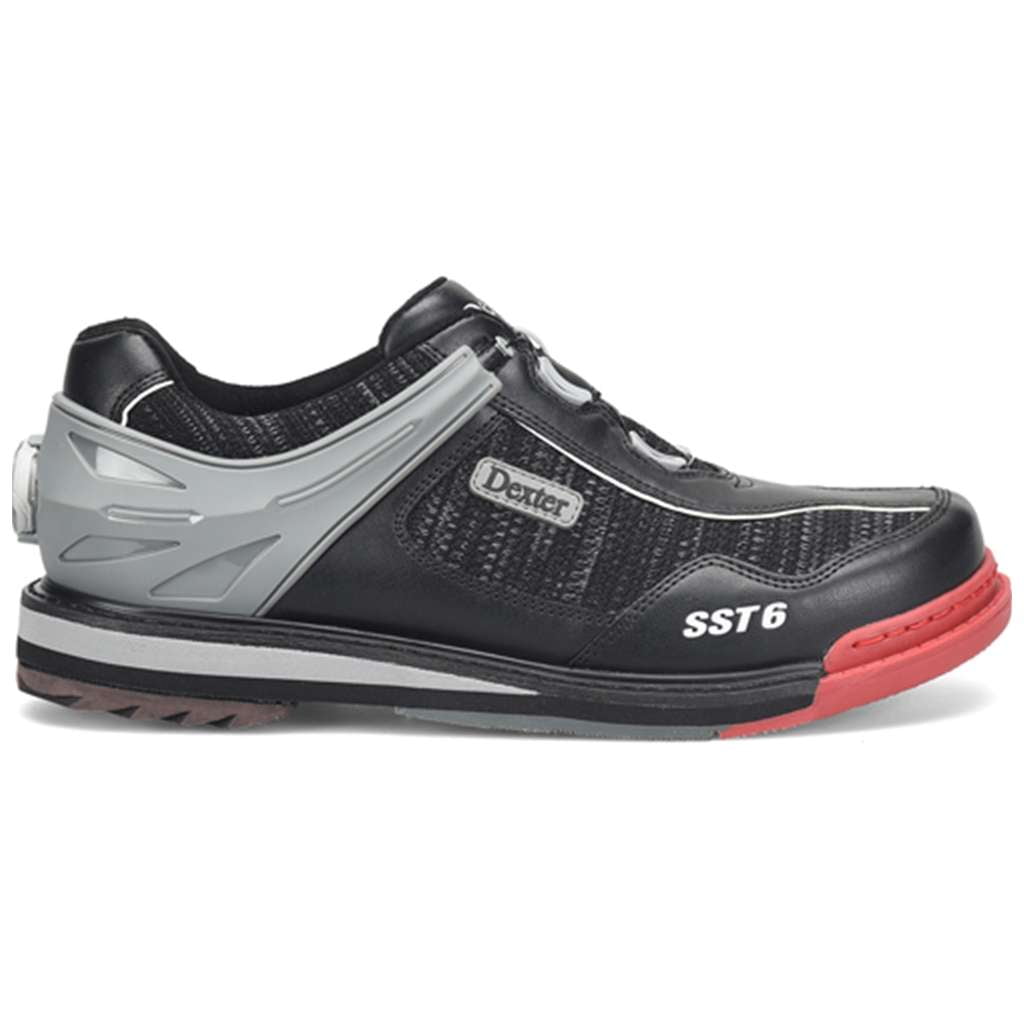 Dexter Mens SST 6 Hybrid BOA WIDE Bowling Shoes Right Hand Black Knit 12
