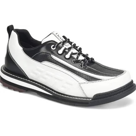 Dexter Mens SST 6 Hybrid LE Bowling Shoes Left Hand- White/Black 13
