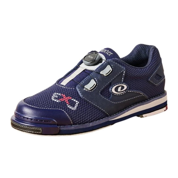 Dexter Mens SST 8 Power Frame BOA ExJ Bowling Shoes (For RIGHT AND LEFT HANDED bowlers. Men's shoe sizing) - Navy