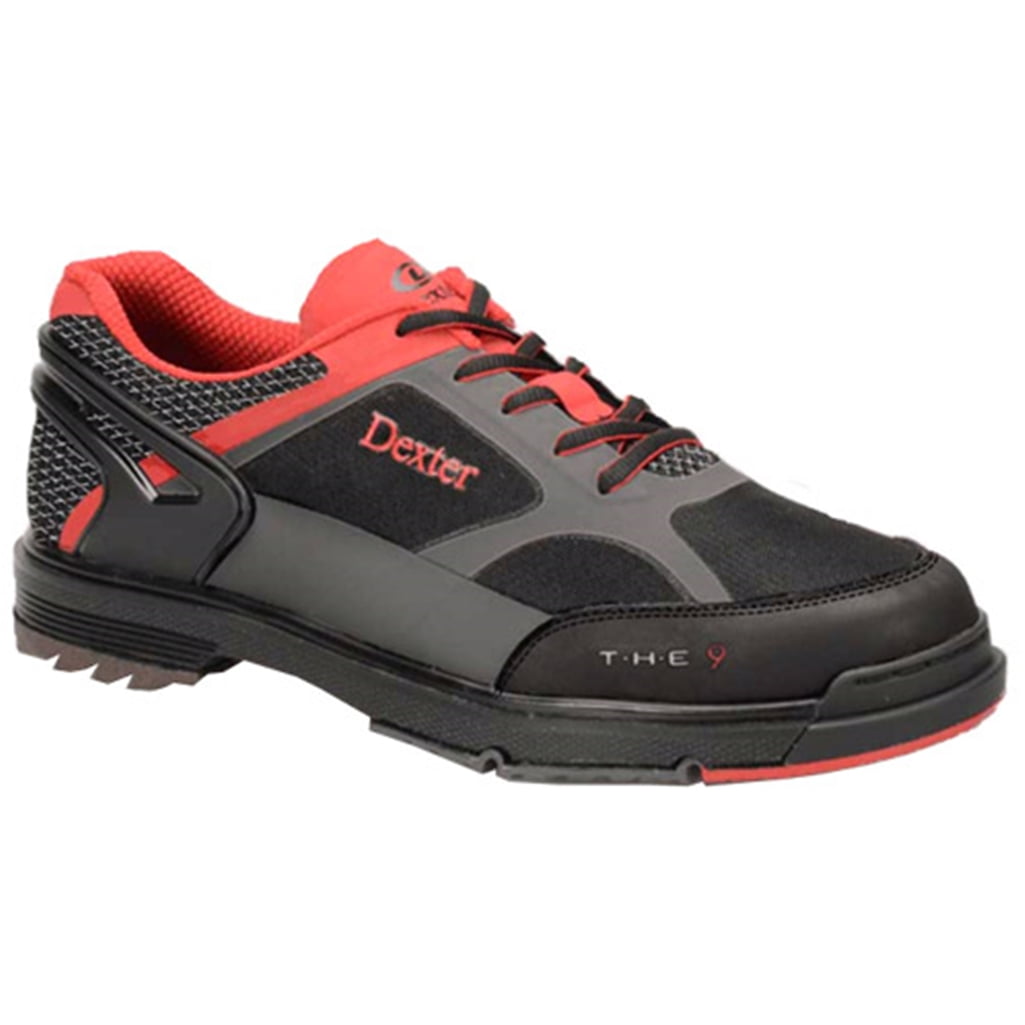 Dexter Mens SST The 9 HT Bowling Shoes WIDE Black Red Grey