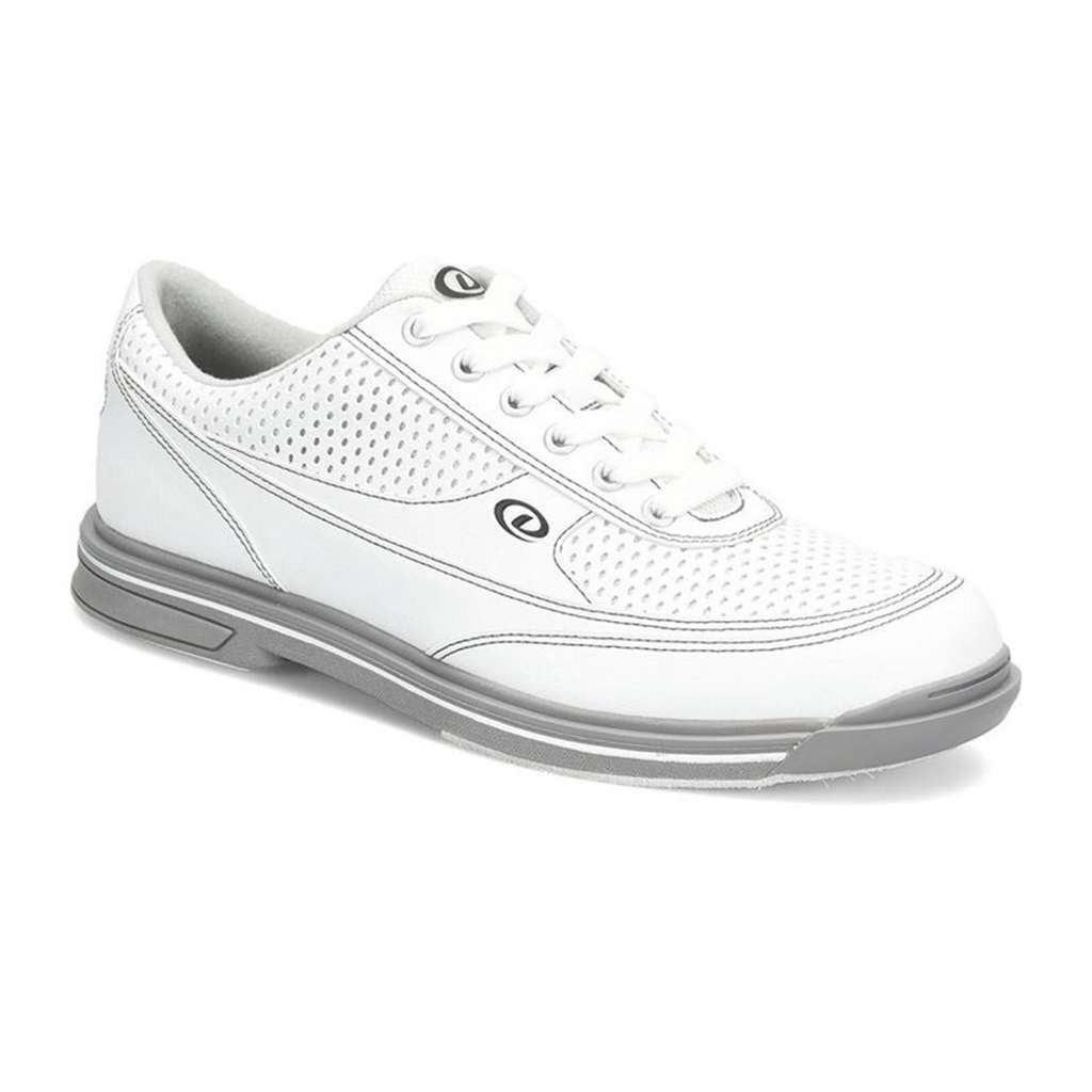 Mens Turbo Pro WIDE Bowling Shoes- White/Grey 8 1/2 W US