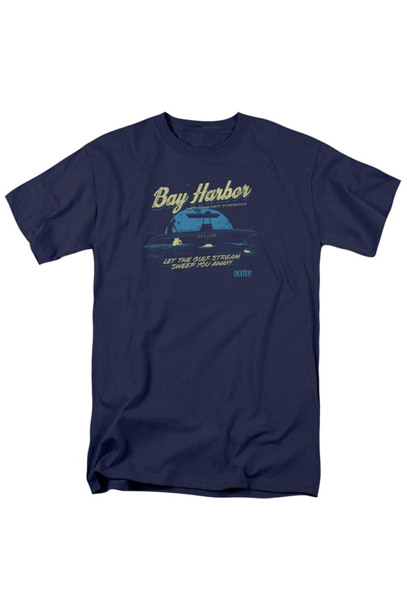 Dexter Men's Moonlight Fishing T-shirt Small Blue