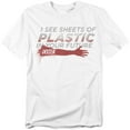 thumbnail image 1 of Dexter T-Shirt Plastic Prediction Unisex Graphic Tee For Men & Women, 1 of 7