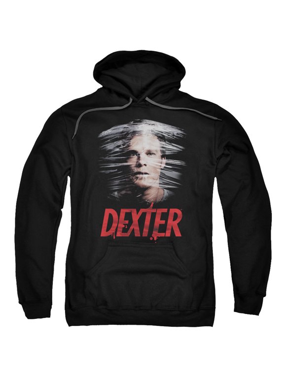 Dexter Plastic Wrap Adult Pullover Hoodie Sweatshirt Black