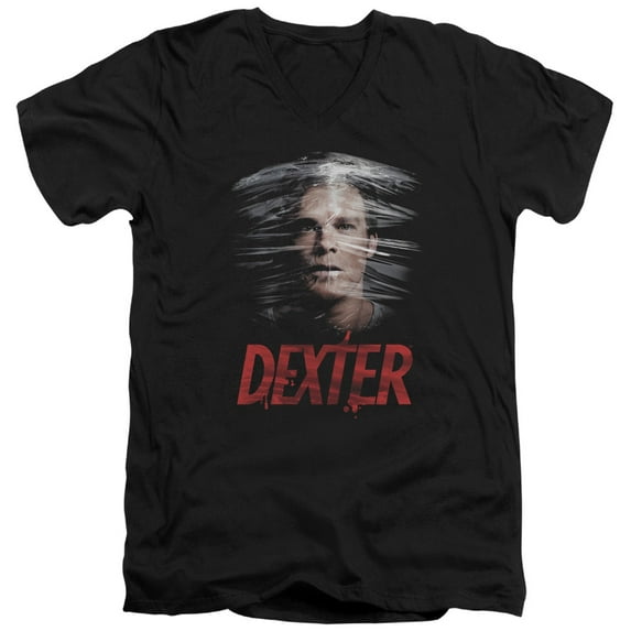 Dexter - Plastic Wrap - Slim Fit V Neck Shirt - X-Large