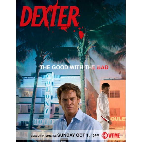Dexter Poster Good With The Bad 27inx40in for any room 27x40 Multi-Color Square Adults Poster Time