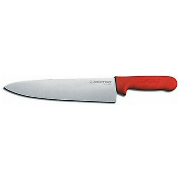 Dexter Russell 12443P Color Coded Cooks Knife - Sani-Safe, 8" Blade - Red Handle