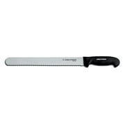 Dexter -Russell 12in Scalloped Roast Slicer- Handle, Black