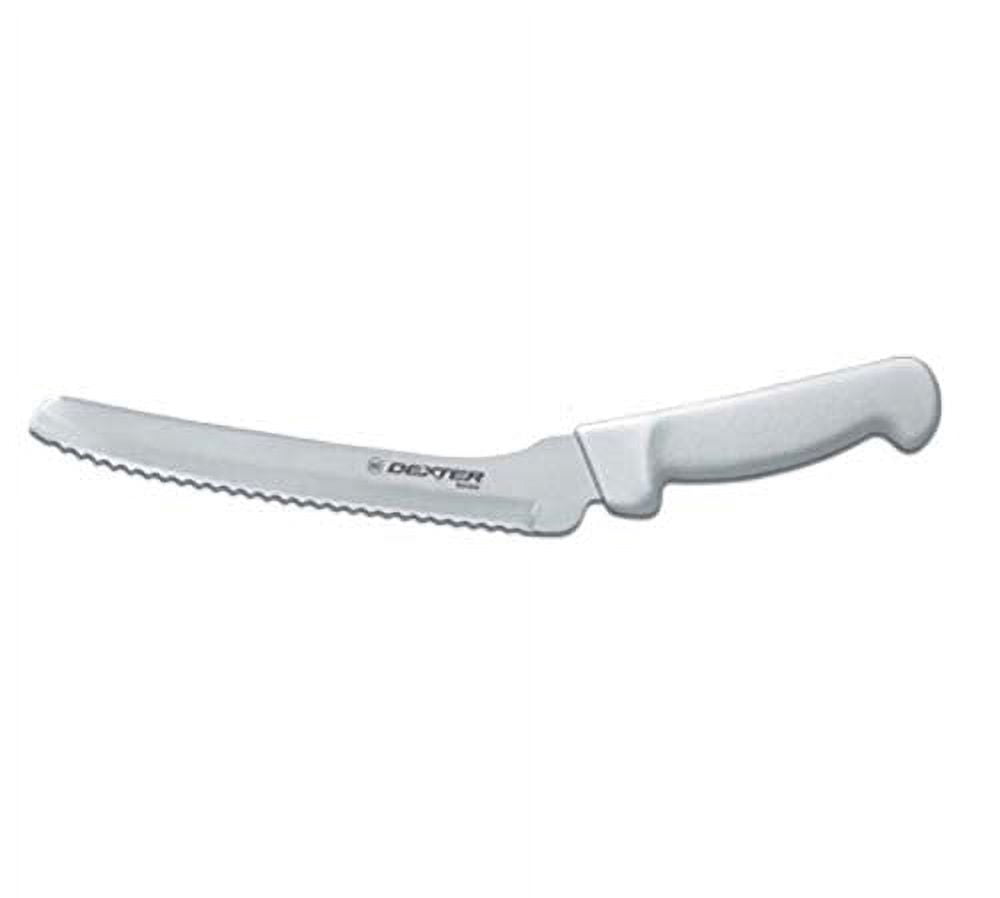 Dexter Russell 31606 Offset Scalloped Sandwich Knife - Economy Cutlery 8" Blade