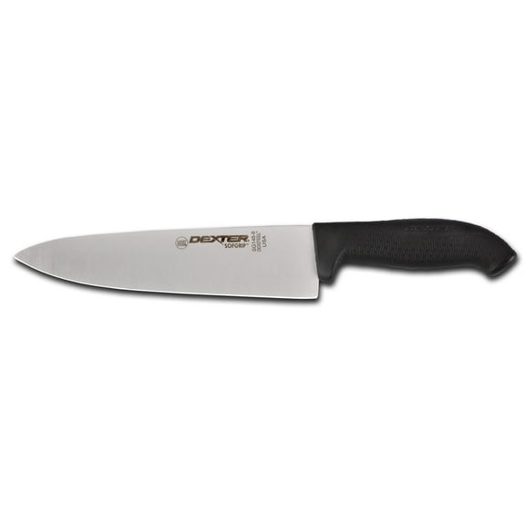 Dexter-Russell 8in Cooks Knife with Black Handle