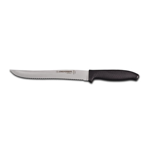 Dexter-Russell 8in Scalloped Utility Slicer w/ Black Handle